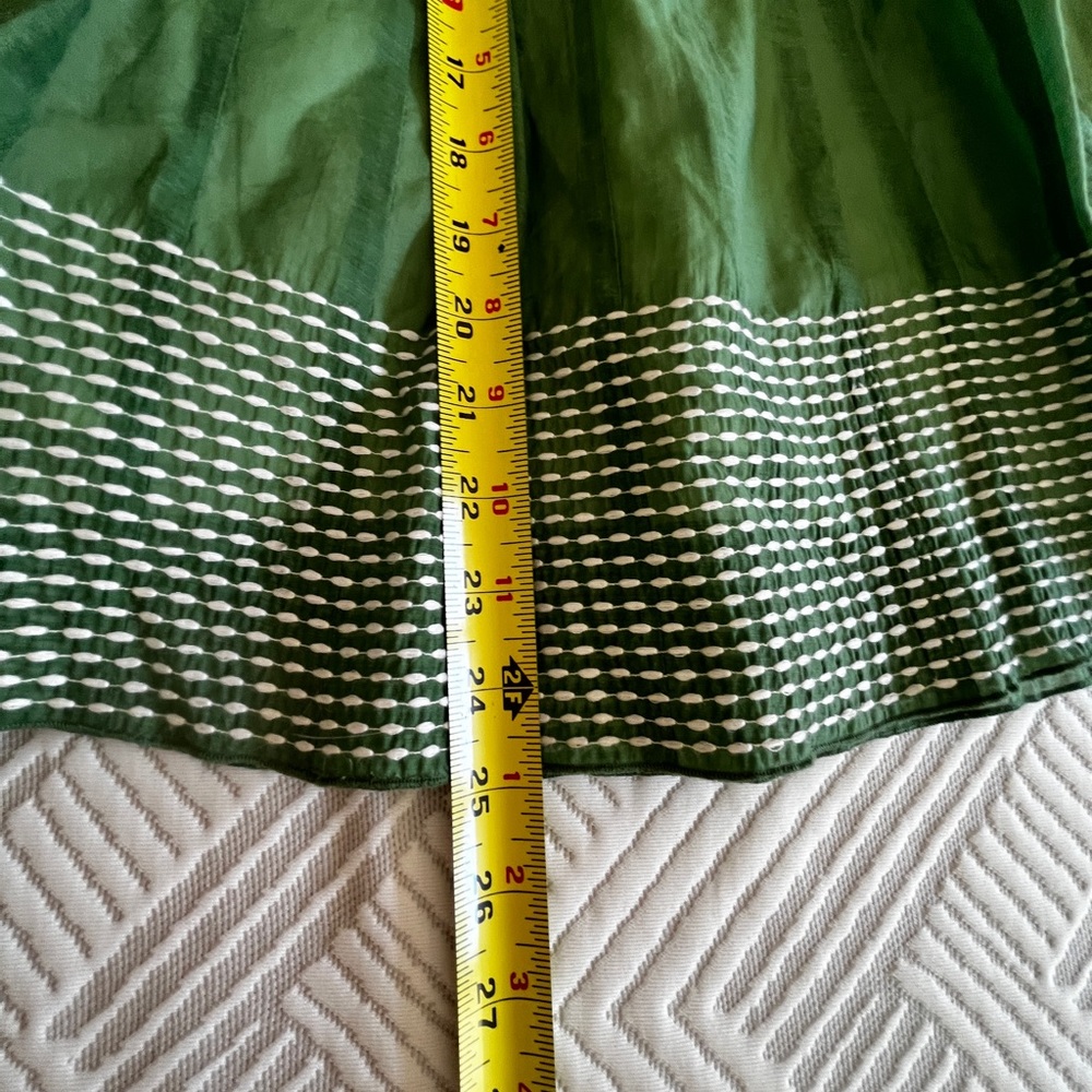 Anthropologie Green Skirt - Picture 11 of 12